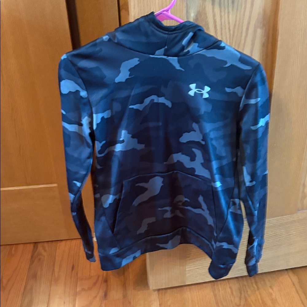 Under Armour Kids Blue Camo Hoodie